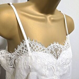 Cream Camisole Sm Coquette Festival Fairy Chic Romantic Delicate Dainty Feminine
